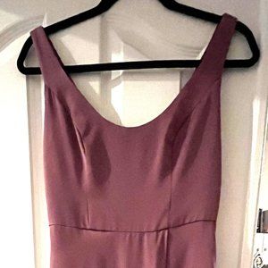 Chianti Satin Scoop Tank Bridesmaid Dress David's Bridal